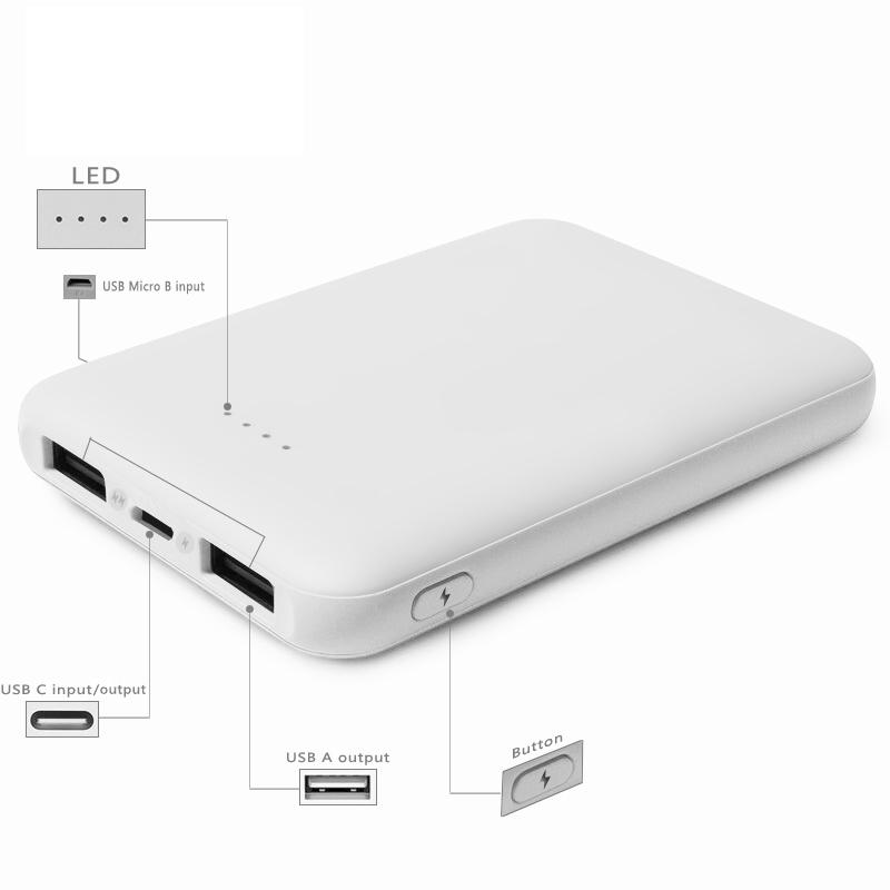 HY-W1903 mini PD charge powerbank 10000mAh